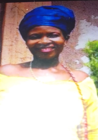 Mrs Getrude Sunday: Petty Trader who sells foodstuffs.